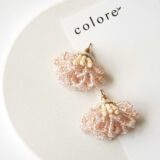 【受注生産商品】ビーズのシャワータッセルピアス、イヤリング ･ナビイメージ-0