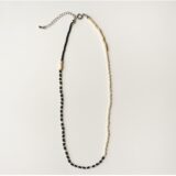 モノトーンカラーのビーズネックレス ･ナビイメージ-0
