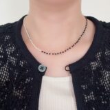 モノトーンカラーのビーズネックレス ･ナビイメージ-6