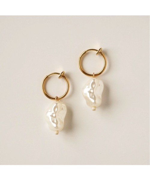 バロックパール×フープ2wayイヤリング ･イメージ