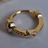 Mini Stone Accent Hoop pierce･ナビイメージ-2