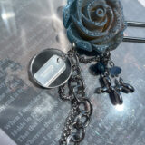 【受注生産商品】 Denim Rose Kanzashi・ナビイメージ-2