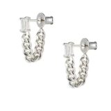 Baguette Stone Chain Link pierce･ナビイメージ-1