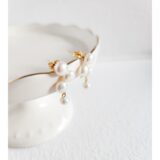 zigzag 淡水パール ピアス・ナビイメージ-0