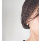 zigzag 淡水パール ピアス・ナビイメージ-1