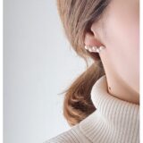 zigzag 淡水パール ピアス・ナビイメージ-0