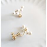 【受注生産】zigzag　淡水パール　イヤリング･ナビイメージ-3