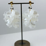 【受注生産商品】フリル花びらドレス　ニッケルフリーイヤリング　大ぶり･ナビイメージ-2